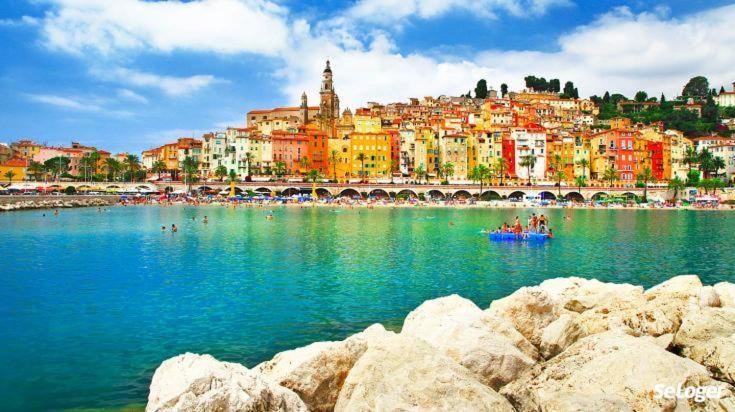 La Perle Lägenhet Menton Exteriör bild